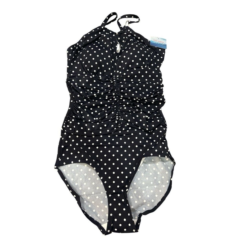 Ruby Ribbon Riviera Swimsuit Size 6 #1971 Polka Dot NEW